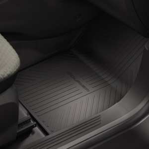 Tepih, spredaj gumiran, črn